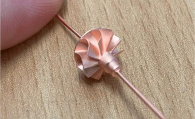 Micro 3D printing and metal plating
